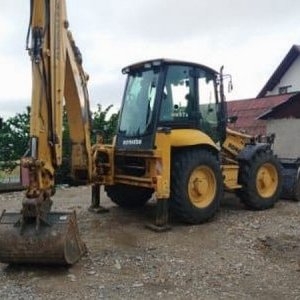 foto Komatsu WB97S 4lyzki koparko-ladowarka