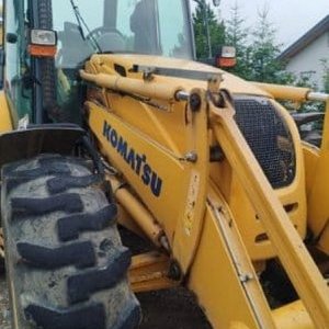 foto Komatsu WB97S 4lyzki koparko-ladowarka